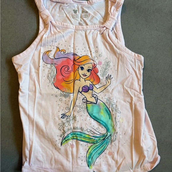 Disney Little Mermaid Limited Edition Tank 4T - Picture 1 of 2